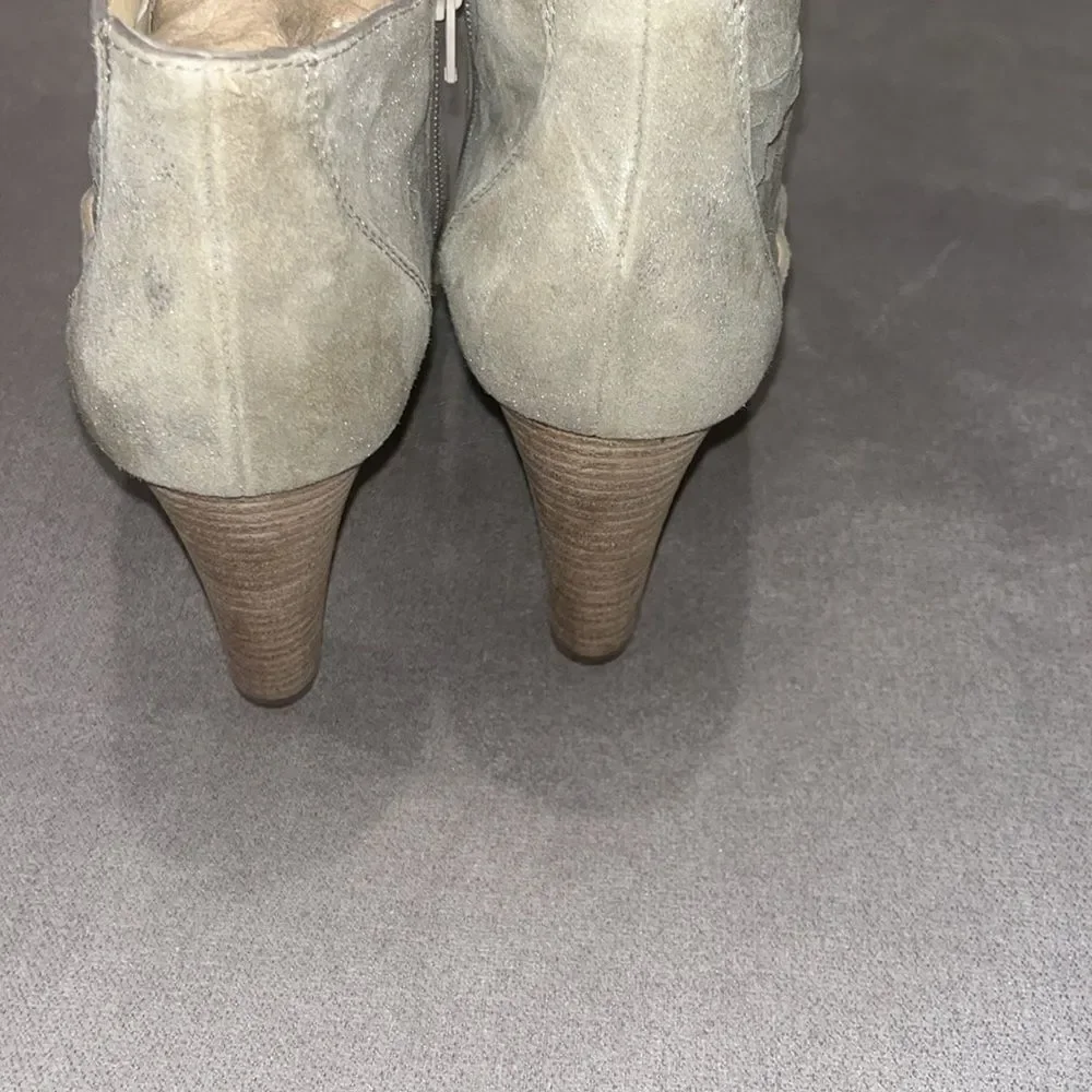 Paul Green 4” heels suede leather booties